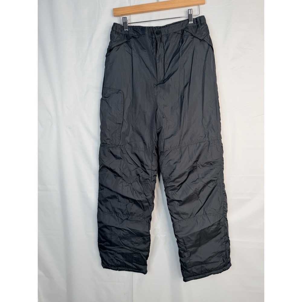 London Fog Snow Pants Youth Large 14/16 Black Insulated‎ Ski Winter Outdoor NWOT